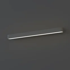 Wandleuchte Up Down 93,5 cm lang Grau 3000 K 2300 lm T8 LED