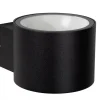 Wandleuchte Up Down Aluminium Schwarz IP54 G9 Balkon