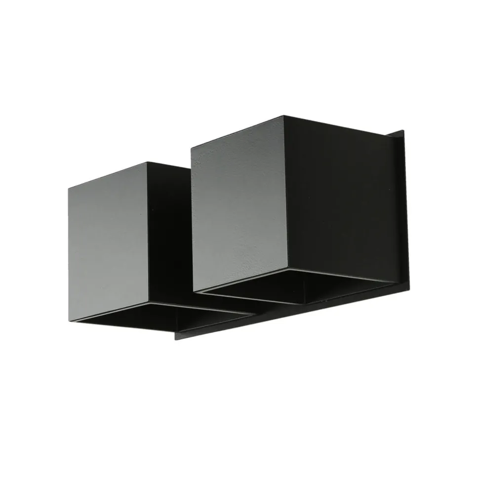 Wandleuchte Up Down B:26cm 2xG9 Schwarz Metall