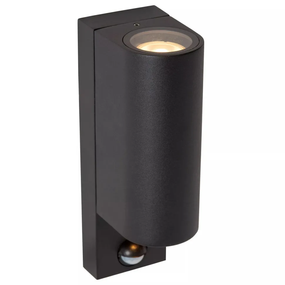 Wandleuchte Up Down Sensor Aluminium H:23 cm IP65 GU10