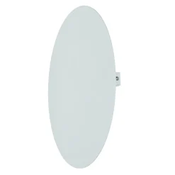 Wandleuchte Weiß Metall Ø 40 cm rund flach Modern