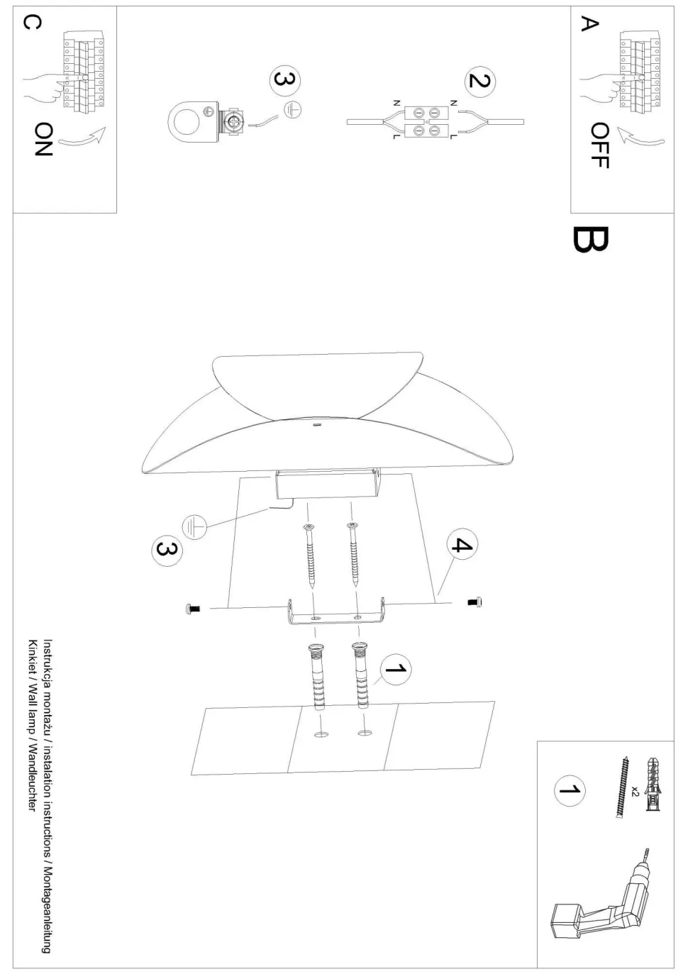 Wandleuchte Weiß Metall dekorativ G9 indirekt Modern