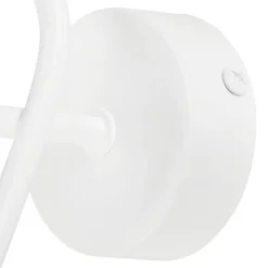 Wandleuchte Weiß Modern Metall Lampe