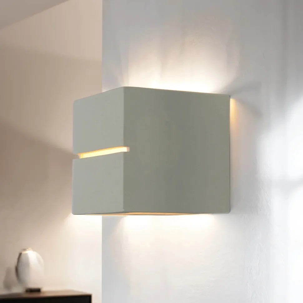 Wandleuchte Weiß Würfel