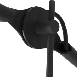 Wandspot beweglich Metall Schwarz T:50 cm E27 Retro
