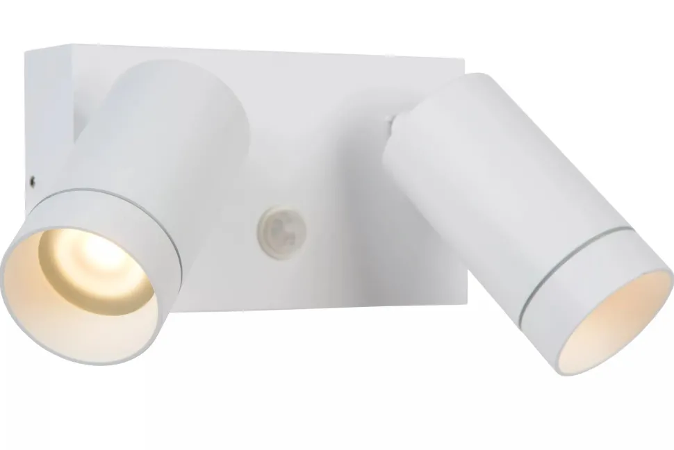 Wandspot Bewegungsmelder flexibel Weiß GU10 B:18 cm