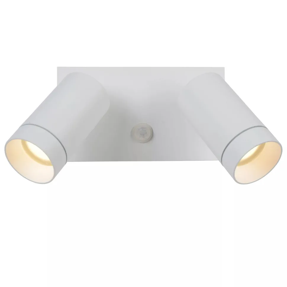 Wandspot Bewegungsmelder flexibel Weiß GU10 B:18 cm