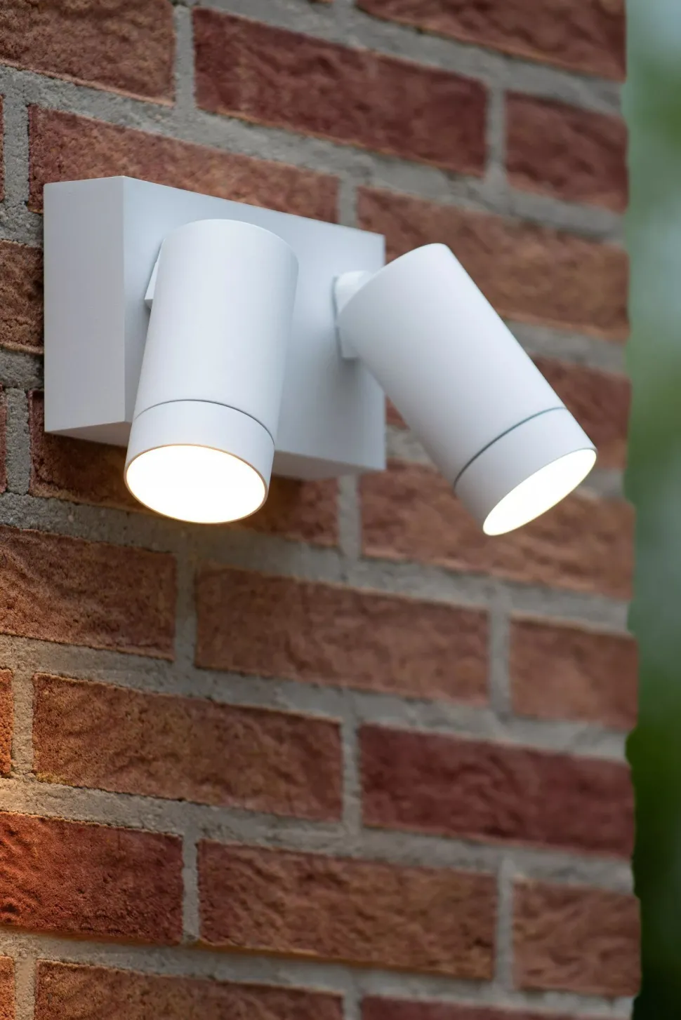 Wandspot Bewegungsmelder flexibel Weiß GU10 B:18 cm