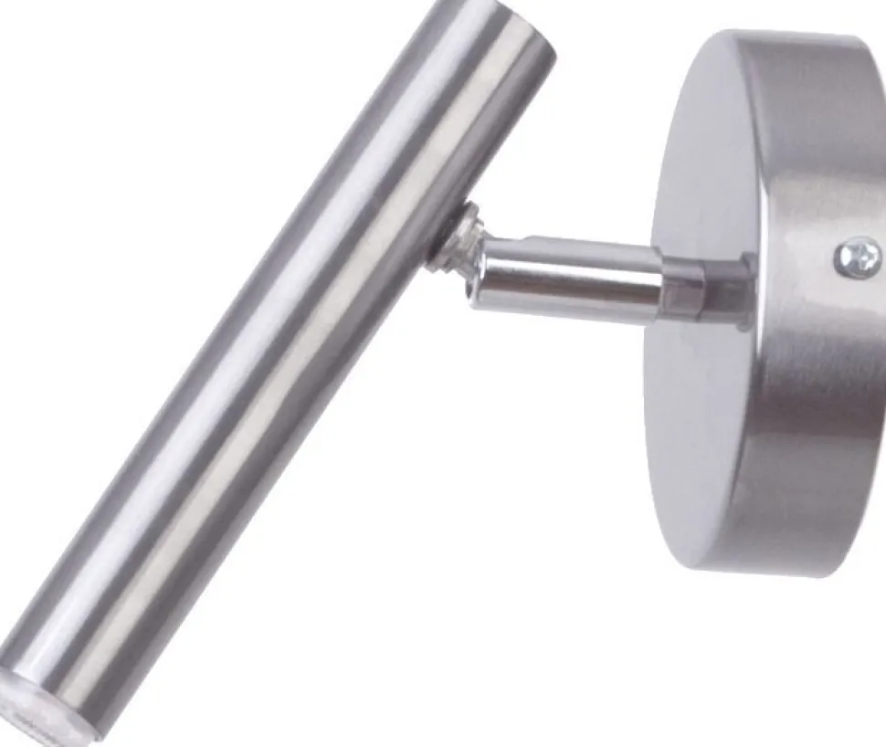 Wandspot flexibel Metall Silber G9 B:10 cm G9 klein