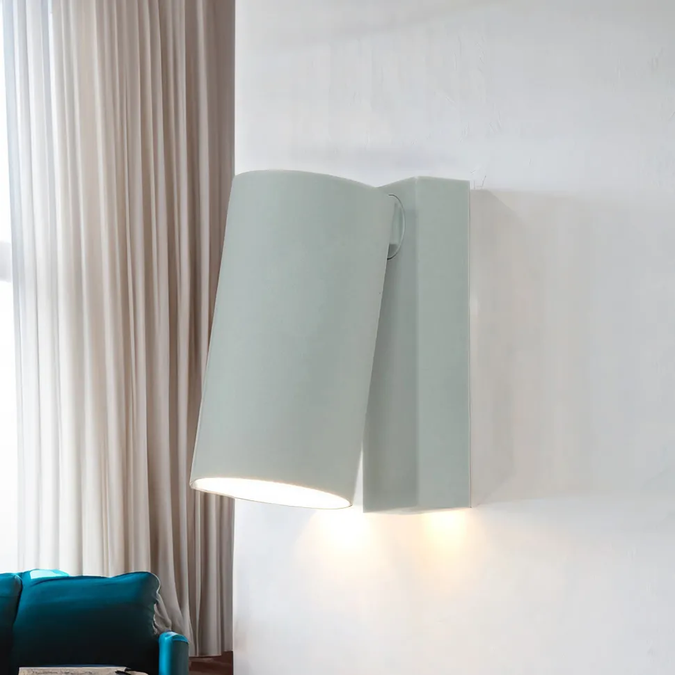 Wandspot GU10 Weiß schwenkbar H: 11,5 cm zum Lesen