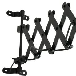 Wandspot Metall Schwarz T:56 cm mit Stecker flexibel