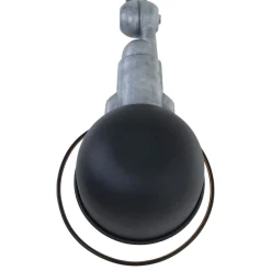 Wandspot mit Stecker in Schwarz Silber E14 flexibel