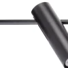 Wandspot Schwarz Metall Zylinder GU10 verstellbar