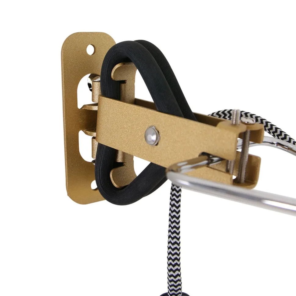 Wandstrahler mit Stecker Metall T:36 cm E27 beweglich