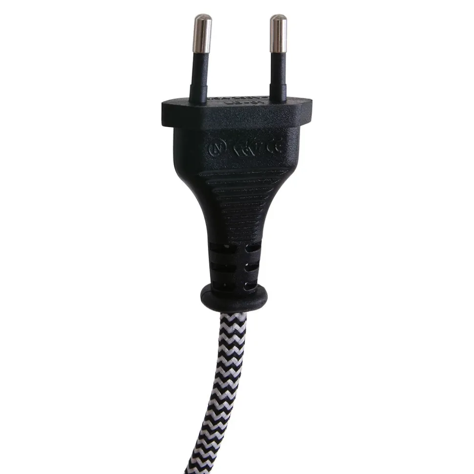 Wandstrahler mit Stecker Metall T:36 cm E27 beweglich