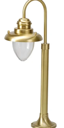 Wegbeleuchtung Garten Messing Glas H:62cm MARIOS