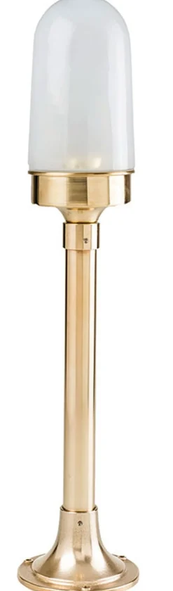 Wegbeleuchtung Garten Messing Glas H:65cm MILOS