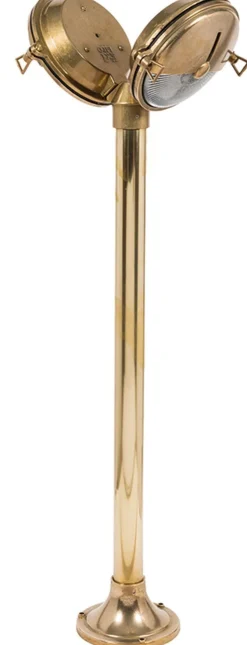 Wegbeleuchtung Garten Messing Maritimer Stil H:58cm