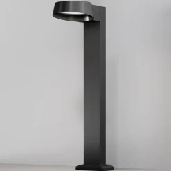 Wegeleuchte Aluminium Glas LED IP54 65 cm Graphit URSA