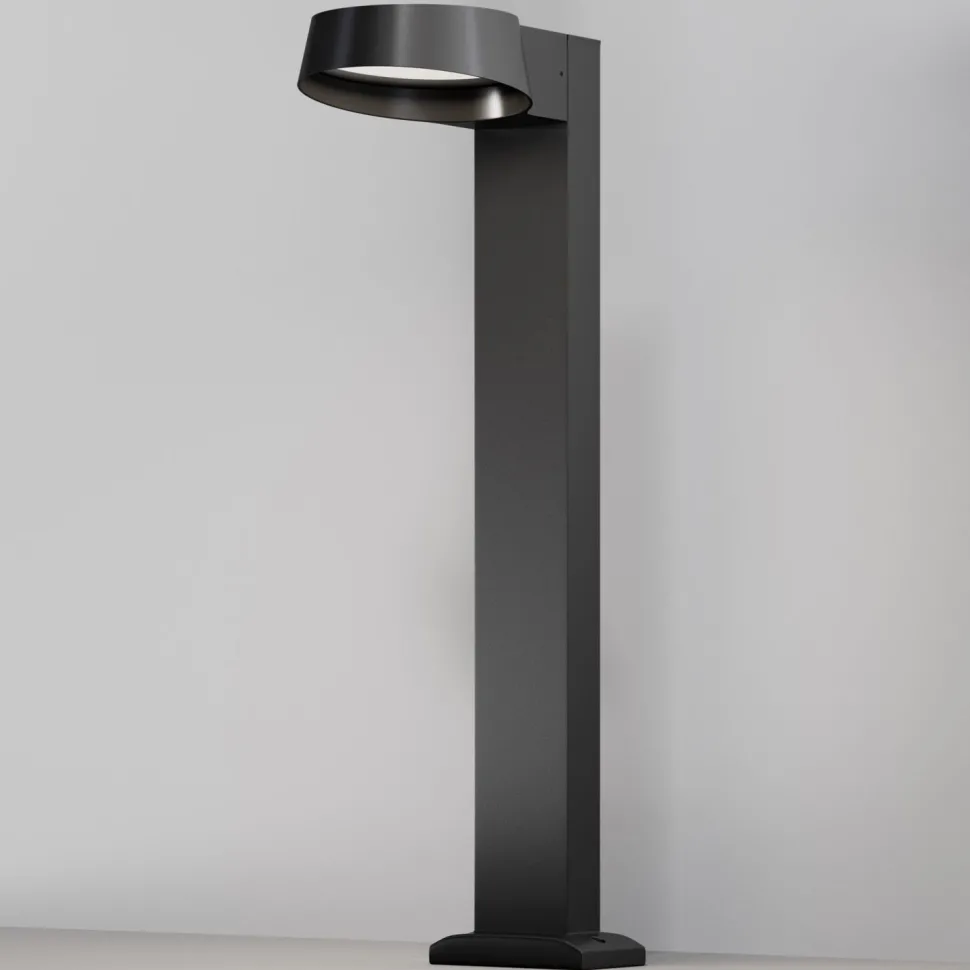 Wegeleuchte Aluminium Glas LED IP54 65 cm Graphit URSA