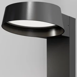 Wegeleuchte Aluminium Glas LED IP54 65 cm Graphit URSA