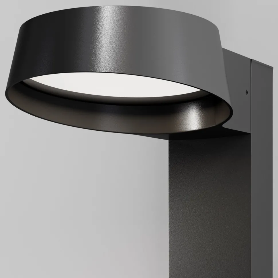 Wegeleuchte Aluminium Glas LED IP54 65 cm Graphit URSA