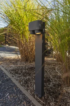 Wegeleuchte Aluminium GU10 2-flmg 75 cm IP44 Anthrazit