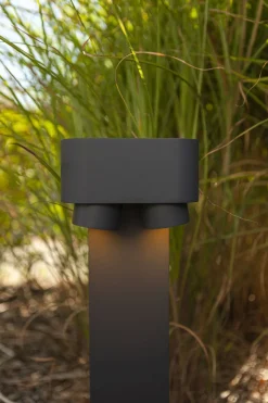 Wegeleuchte Aluminium GU10 2-flmg 75 cm IP44 Anthrazit