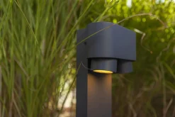 Wegeleuchte Aluminium GU10 2-flmg 75 cm IP44 Anthrazit