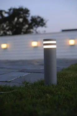 Wegeleuchte Anthrazit Aluminium 40 cm GU10 IP44 Modern