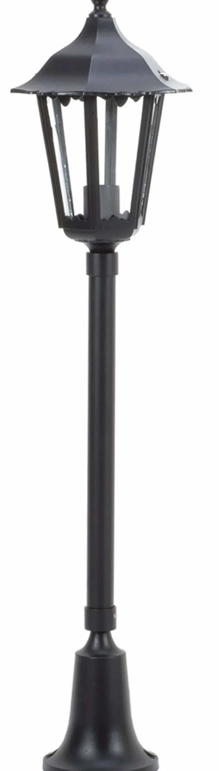 Wegeleuchte außen E27 Schwarz 78 cm IP43 regengeschützt