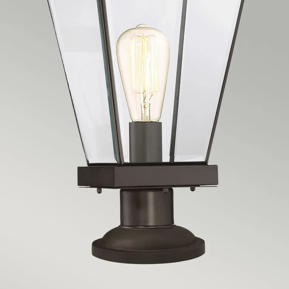 Wegeleuchte außen IP44 52 cm Rustikal Vintage in Bronze