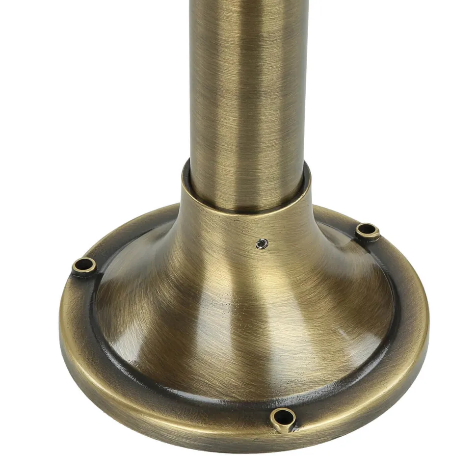 Wegeleuchte außen Messing 100 cm Rustikal in Antik E27