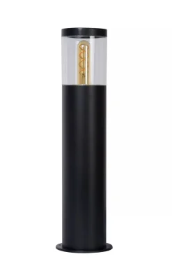 Wegeleuchte Außen Stahl Schwarz IP44 E27 49 cm Garten