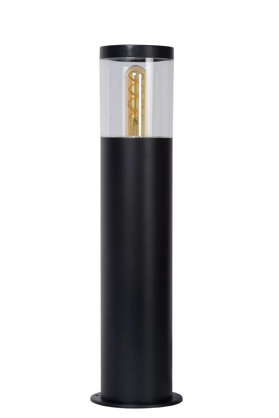 Wegeleuchte Außen Stahl Schwarz IP44 E27 49 cm Garten