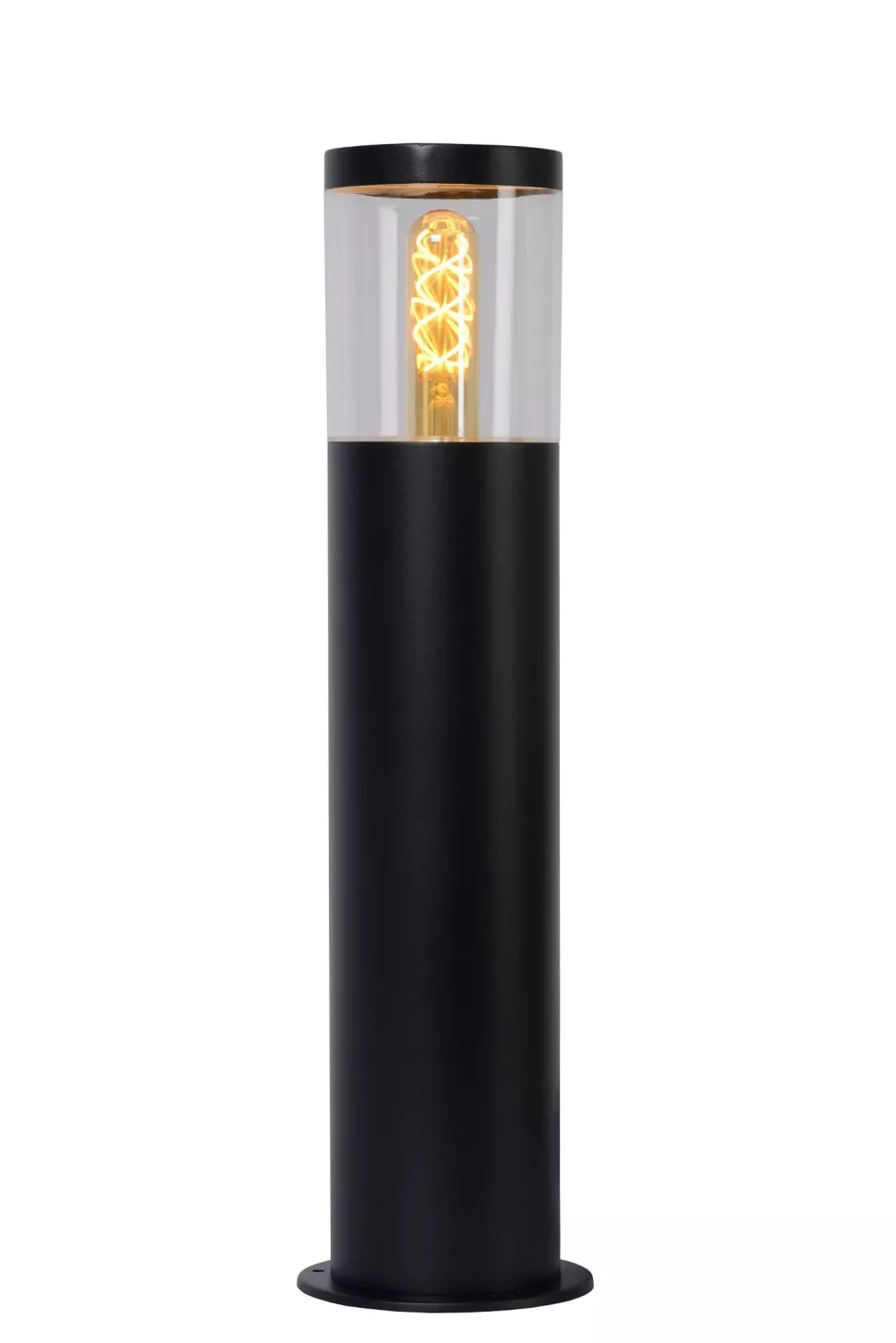 Wegeleuchte Außen Stahl Schwarz IP44 E27 49 cm Garten