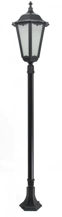 Wegeleuchte DILSEN Schwarz 170cm Rustikal E27