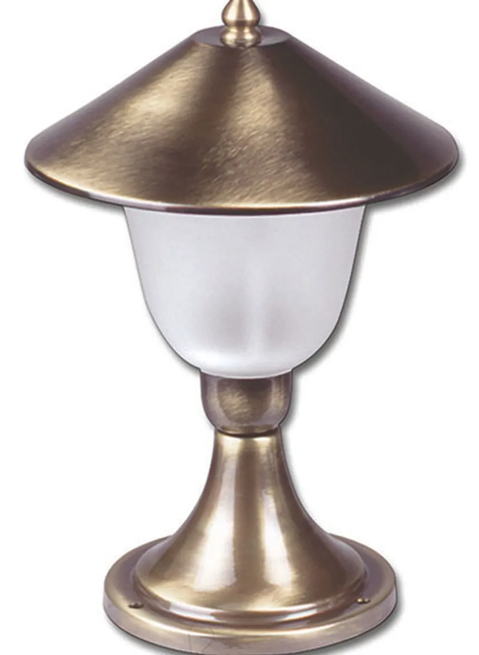 Wegeleuchte Garten Messing Glas H:29cm außen ANDROS