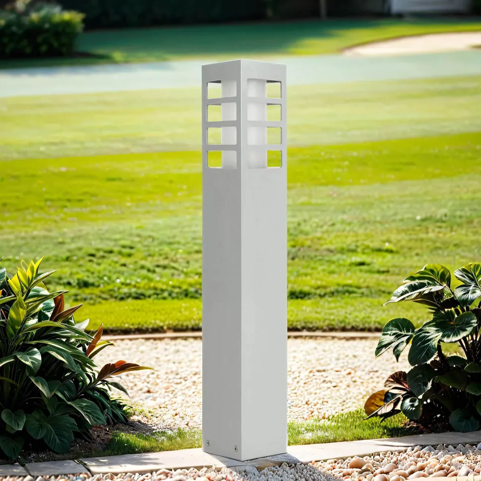 Wegeleuchte in Silber 50cm wetterfest IP54 E27