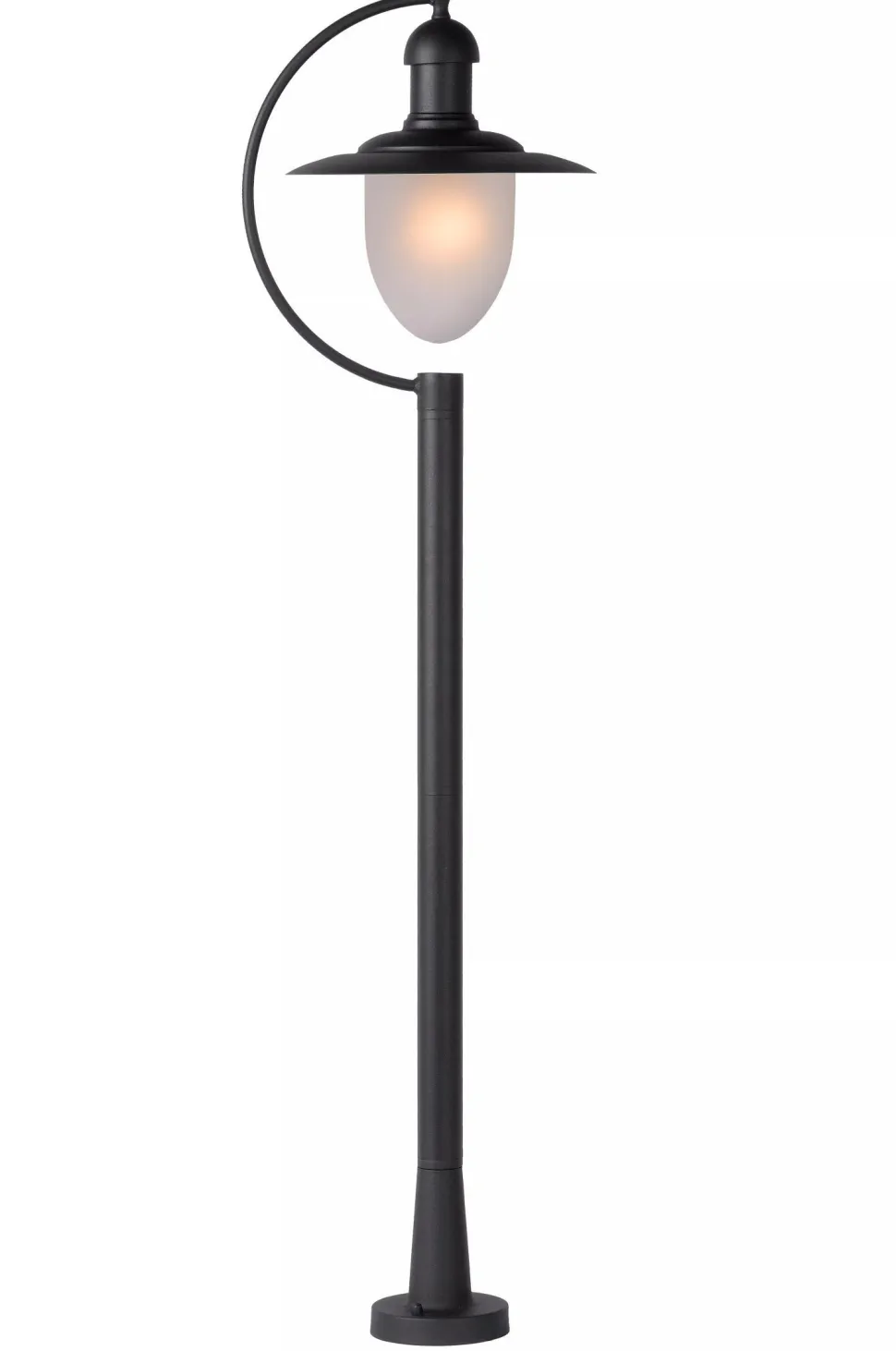 Wegeleuchte IP44 Metall Glas Schwarz 110 cm Garten