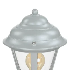 Wegeleuchte Messing in Grau 100 cm E27 Rustikal E27