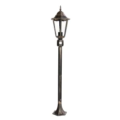 Wegeleuchte mit Bewegungsmelder in Schwarz Kupfer