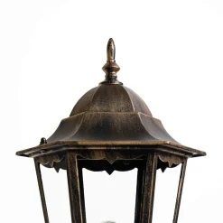 Wegeleuchte mit Bewegungsmelder in Schwarz Kupfer