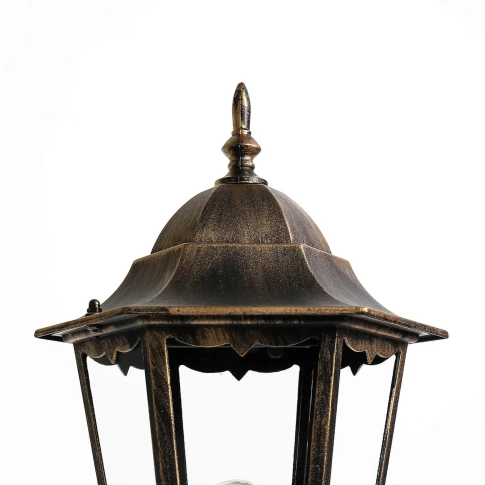 Wegeleuchte mit Bewegungsmelder in Schwarz Kupfer