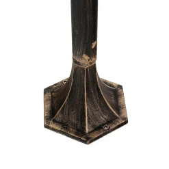 Wegeleuchte mit Bewegungsmelder in Schwarz Kupfer