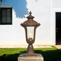 Wegeleuchte RICHARD in Bronze H:51cm IP44 Rustikal