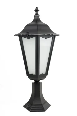 Wegeleuchte Schwarz 65cm Rustikal IP43 E27 DILSEN