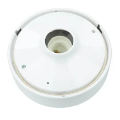 Weiße Deckenleuchte rund Ø18cm IP44 Modern E27