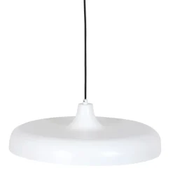 Weiße Hängelampe Metall Ø50 cm rund E27 Modernes Design