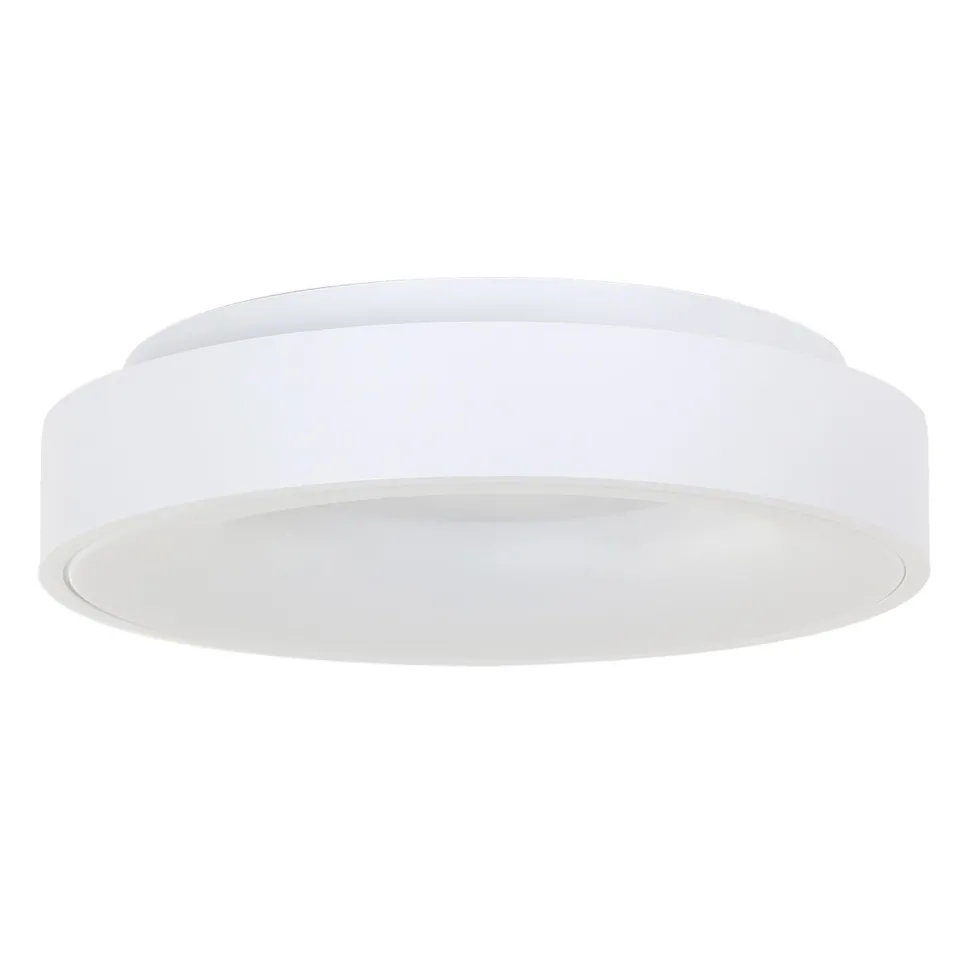 Weiße LED Deckenleuchte Metall Kunststoff 40 W 2700 K